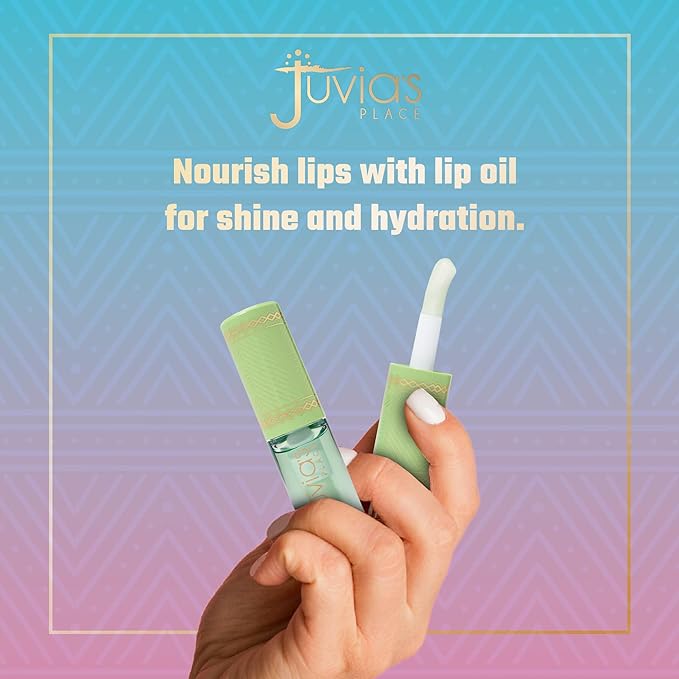 Juvia's Place Magic Lip Oil - Honeydew - Smooth, Hydrating with Vitamin E for Soft, Glossy, Juicy Lips - Infused with Fruit Extracts - Tinted, Shimmering, Lightweight & Non-sticky Lip Oil for Summer