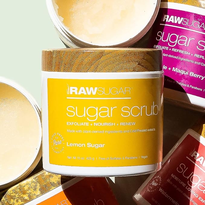 Raw Sugar Lemon Sugar Body Love Hydrating,Moisturizing
