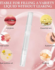100PCS Empty Cuticle Oil Pen Transparent Twist Pens Lip 3ml