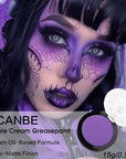 UCANBE Purple Face Body Paint Makeup Foundation, Professional Blendable Cream Greasepaint, Non-Toxic Face Paint Kit for Halloween Parties, Mermaid SFX Makeup, Ursula Widowmaker Dabi Costume & Cosplay