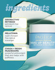 Pacifica Beauty Wake Up Beautiful Retinoid Eye Cream & Overnight Retinoid Cream Set, Skincare, Moisturizer, Face Cream, For Dry, Aging, Sensitive Skin, Vegan, 0.5 fl oz and 1.7 fl oz (Set of 2)