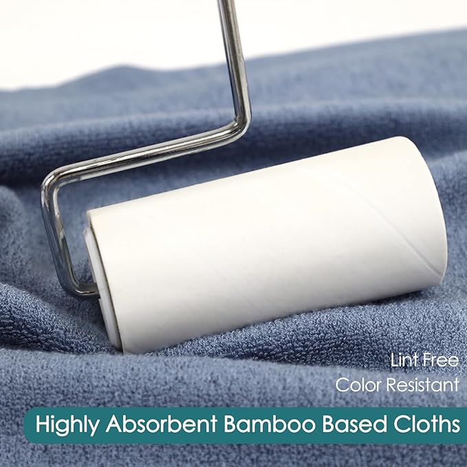 Wash Cloths 6 Pack, Reusable Makeup Remover Cloths, Super Soft and Gentle Face Towel for Sensitive Skin, 10x10 inch Small Face Washcloths, Easy to Rinse Quick Dry Slate Blue Facial Cleansing Cloths