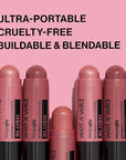 wet n wild MegaGlo Makeup Stick, Buildable Color, Versatile Use, Cruelty-Free & Vegan - Dusty Pink