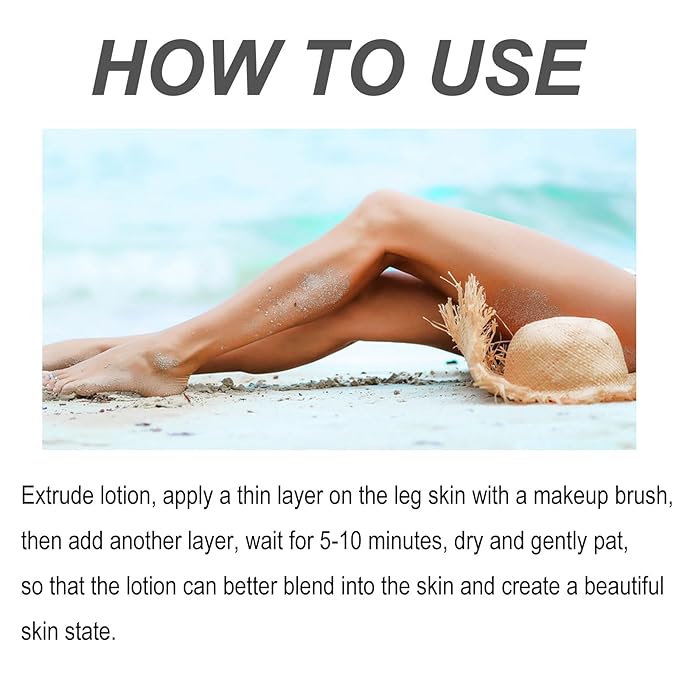 Waterproof Leg Makeup No Transfer - Body Scar & Leg Vein Cover Up for Black Skin, Tattoo Concealer for Varicose Veins (Wheat colored)