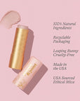 Poppy & Pout All Natural Lip Tint, Cardboard Tube, Hand-Filled, Beeswax, Vitamin E, Coconut Oil, Cruelty Free, All-Natural Shades (Daisy)