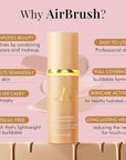 Match Foundation 4-in-1 with SPF 50 : Color Changing Foundation Medium Spectrum with 2 Brushes and 2 Cosmetics Sponge - Moisturizing & Concealer Face Makeup for All Skin Types