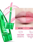 3 Pcs Aloe Vera Lip Gloss Set,Magic Temperature Color Change Lip Gloss Moisturizing Long Lasting Lip Stain Liquid Lipstick Lip Tint for Women