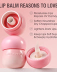 LANGMANNI Pudding Glow Lip Balm | Velvet-Smooth Lip Gloss for Nourished, Glowing Lips | Hydrating, Non-Sticky Glossy Tinted Lip Balm Makeup 0.28 Oz (#5, 1)