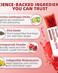Coleology Cutting Jelly - Korean Jelly Stick Combo with 1200mg Garcinia Cambogia Extract, Chia Seeds Collagen, Detox & Digestion Support & Daily Care, Pomegranate Flavored -10 Sticks (2Boxes)