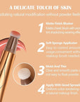 DAGEDA Blush Beauty Women Wand, Matte Liquid Cheek 0. (#02) 53oz