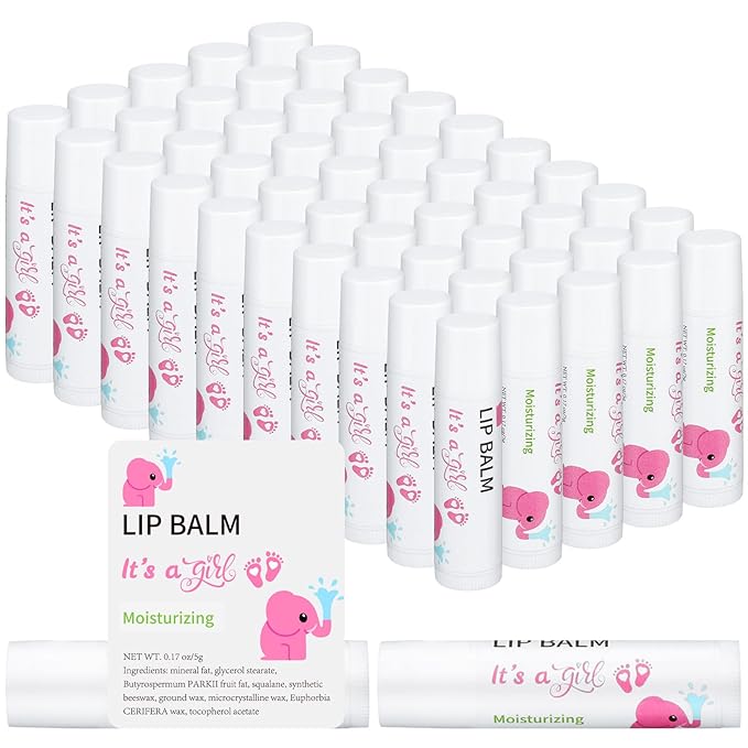 50 Pcs Pink Elephant Favors Baby Gifts