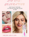 3 Pcs Magic Color Changing Lip Oil,Long-Lasting Wear Lip