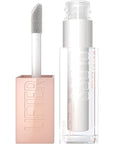 Maybelline Lifter Gloss, Hydrating Lip Gloss with Hyaluronic Acid, High Shine for Plumper Looking Lips, Pearl, Silver Pearl Clear, 0.18 Ounce