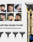 Professional Hair Trimmer for Men,Hair Clippers Nose Hair Trimmer Shaver Set,Cordless Barber Clippers,T-Blade Beard Trimmer Electric Shaver Razor for Men Haircutting Grooming Kit