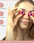 Super Sunnies Slim Flex UV Eye Protection, FDA Compliant Individual Tanning Goggles Eyeshields