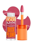 NYX PROFESSIONAL MAKEUP Duck Plump High Pigment Lip Gloss, Lip Plumper Gloss with Spicy Ginger - Strike A Rose