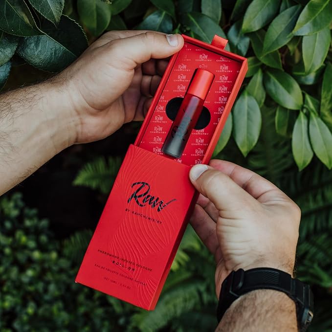 RawChemistry Raw Pheromone Infused Cologne for Men Roll-On I Men's Cologne with Pheromones I Fragrances for Men