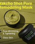 SUNGBOON EDITOR Yakcho Shot Pore Remodeling Mask | Clay Mask for Pores | Blackheand Remover | Korean Face Mask | Exfoliating Face Mask for Oily Skin | Korean Skin Care | 3.52 oz.