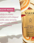 Nakery Skin Toning Body Butter for Women - Firming Body Lotion for Women - Peptide Infused Body Lotion for Crepey & Sagging Skin - Skin Firming Lotion for Neck, Arms & Legs - Dulce Vanilla