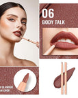 Oulac Waterproof Lipliner Pencil Set - Smooth and Creamy, Retractable Lip Makeup for Precision Application, Vegan & Cruelty-Free, 02+05+06