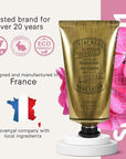 Panier des Sens - Hand Cream for Dry Cracked Hands - Rose Geranium Hand Lotion with Olive & Almond Oil - Vitamin E Skin Moisturizer with 97% Natural Ingredients - Made in France, 2.5 fl oz