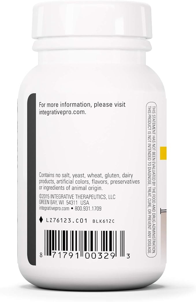 Integrative Therapeutics Vitaline CoQ10 100 mg - Supports Brain and Heart Health* - Dairy Free - Vegan - Tropical Fruit Flavored - 30 Chewable Wafers