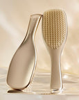 Tangle Teezer Chrome Ultimate Detangler Brush for Wet & Dry Hair, Eliminates Knots & Reduces Breakage for Straight to Curly Hair Types, Champagne Gold