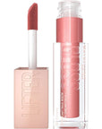 Maybelline Lifter Gloss, Hydrating Lip Gloss with Hyaluronic Acid, Moon, Nude Pink, 0.18 Ounce