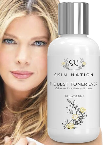 Refreshing Toner for Face with Rose Water and Organic Aloe for True Moisturization, Gentle Pore Cleaner & Pore Minimizer for Face, Hydrating Toner, Cruelty Free, Paraben Free, Skincare 4.0 Fl Oz