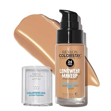 Revlon Liquid Foundation, ColorStay Face Makeup for Normal Natural Beige, 1.0 Oz