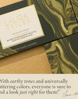 LAURA GELLER NEW YORK The Delectables Earthy Essentials Baked Eyeshadow Palette | 14 Pigmented Eyeshadows Blendable Natural Look