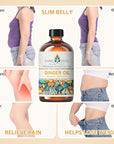 EVOKE OCCU 100% Pure Ginger Oil, Natural Ginger Essential Oil for Massage, Diffuser, Hair, Skin, DIY - 4 Fl Oz
