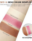 3Pcs Cream Contour Kit - Cream Blush, Highlighter, Contour Bronzer for Cheeks, Waterproof Long Lasting Blendable, Contour Stick Trio for Face Makeup (#01, 03, 04)