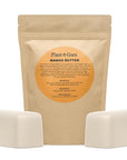 Raw Mango Butter 2 lbs. Bar - 100% Pure Natural Unrefined - Great for Skin, and Hair Growth. DIY Soap Making, Body Butters, Lotions and Creams.