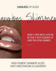 Runway Rogue LuxGloss Lip Gloss, High-Pigment Shimmery Suede Mocha-Nude Lip Gloss, ‘Ready to Wear’