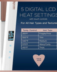 Conair Double Ceramic Flat Iron, 1-inch Digital Flat Iron