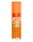 NYX PROFESSIONAL MAKEUP Duck Plump High Pigment Lip Gloss, Lip Plumper Gloss with Spicy Ginger - Flippin Slime