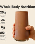 Ka’Chava Whole Body Meal Shake Chocolate 2 lb – Vegan Protein Powder with 85+ Superfoods & Greens – Plant-Based Meal Replacement with Probiotics & Digestive Enzymes – Gluten & Dairy Free (15 Servings)