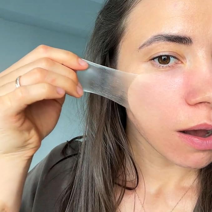 FRANZ UV Protection Peptide Sun Patches, Ultra-Thin Sunshield for Face, 4 Pairs (Regular Size), Anti-Aging & Skin Rejuvenation, Perfect for Outdoor Sports – Golf, Hiking, Driving, Korean Skincare