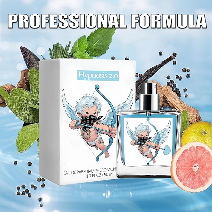 Pheromone Cologne for Men, Pheromone-Infused, Long-Lasting Mens Cologne with Boosted Personal Charm, 1.7oz Travel Spray Bottle