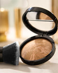 LAURA GELLER NEW YORK Baked Balance-N-Glow Illuminating Foundation - Toffee - Buildable Sheer to Light Coverage - Satin Finish