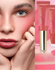 3 Color Blush Beauty Wand, Soft Matte Lightweight Face