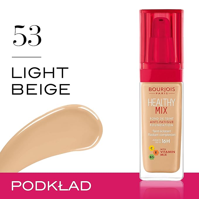 Bourjois Healthy Mix Anti-Fatigue Medium Coverage Liquid Foundation 30ml