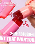 Jelly Blush Stick, Water Jelly Tint Makeup, Sheer Stain Makeup