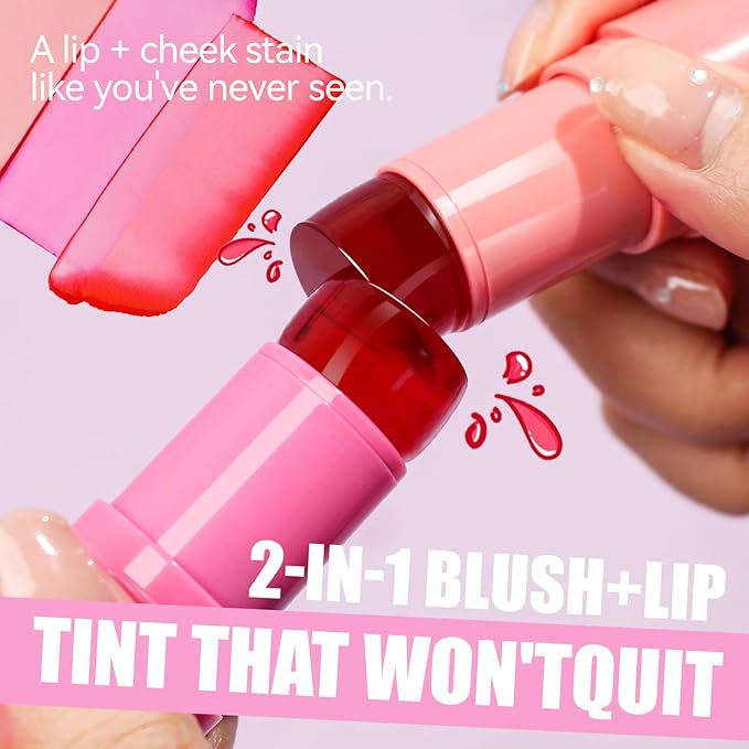 Jelly Blush Stick, Water Jelly Tint Makeup, Sheer Stain Makeup