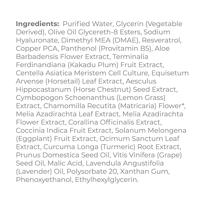 DERMA E Ultra Lift DMAE Concentrated Serum – All Natural Skin Firming & Hydrating Serum with Copper Peptides and Resveratrol – Concentrated Facial Skin Care, 1oz