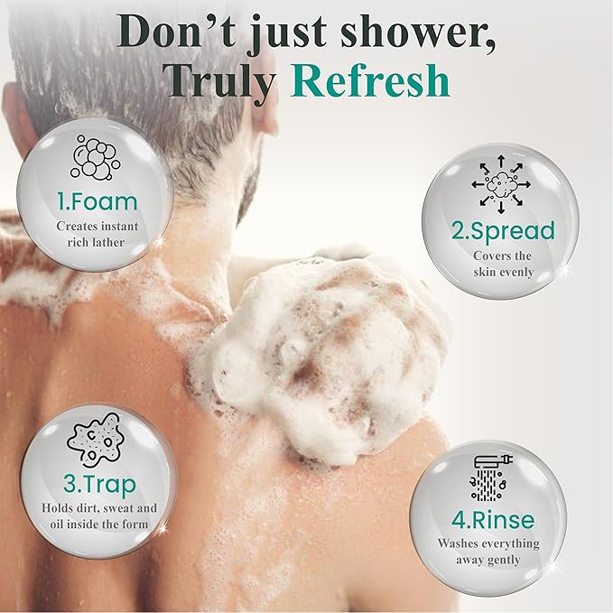 Exfoliating Washcloth/Shower Towel/Korean Body Scrub, Made in Korea [Fresh DayX1]