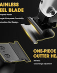 Hair Clippers for Men,4 in 1 Professional Hair Clippers T-Blade Trimmer Electric Foil Shaver Nose Hair Trimmer Set,Cordless Barber Hair Cutting Men’s Grooming Kit LCD Display Gifts (Silver)