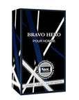 Hybrid & Company Bravo Hero Pour Homme Eau De Toilette Natural Spray Vaporisateur,3.4FL.OZ