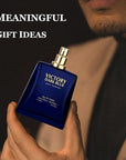 Men Cologne Set (3.4oz/100ml x 2PCS) Eau De Perfume Natural Spray Notes of Woody, Spicy, Citrus & Aromatic Long Lasting Fragrance for Daily Use (VintageH&VictoryDB)